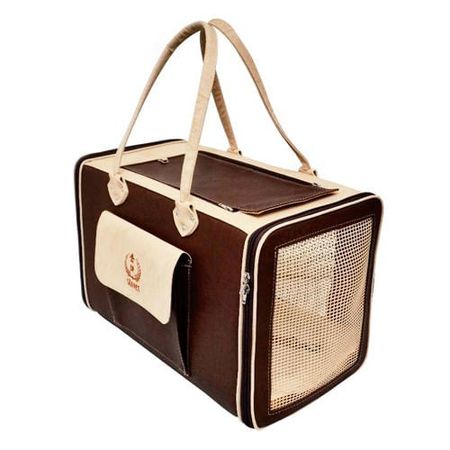 Bolsa de Transporte Quadrada em Courino Marrom Bolsa Quadrado Courino Marrom-nº2