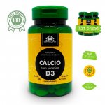Cálcio 400mg e Vitam D3 5mcg 200UI 180cáps 500mg Kampo Ervas