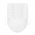 Kit 6 Máscaras Hanes Algodão com tripla camada HLCM Branca Único