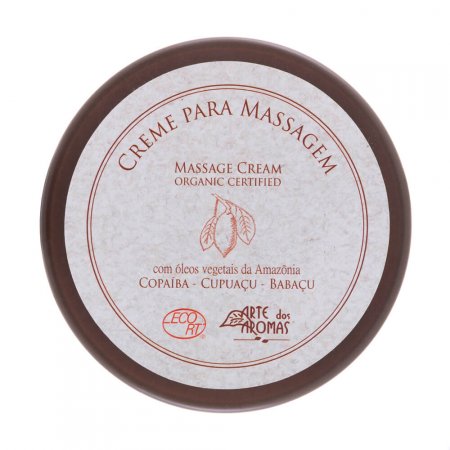 Creme Para Massagem Arte dos Aromas Orgânico Copaíba 196g