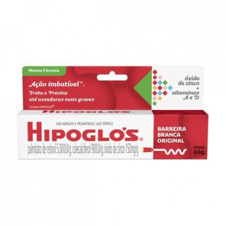 CREME CONTRA ASSADURA HIPOGLÓS ORIGINAL 45G