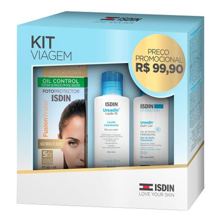 Kit Protetor Solar ISDIN FPS60 30ml + Gel de Banho 100ml