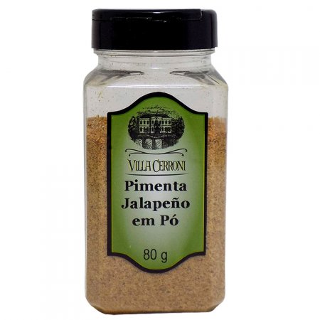 Pimenta Jalapeño em Pó - Villa Cerroni - 80 g