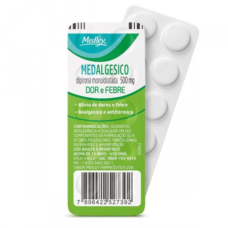 Medalgesico 500mg com 10 comprimidos