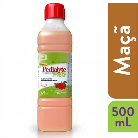 Suplemento Pedialyte Pro Sabor Maçã com 500ml