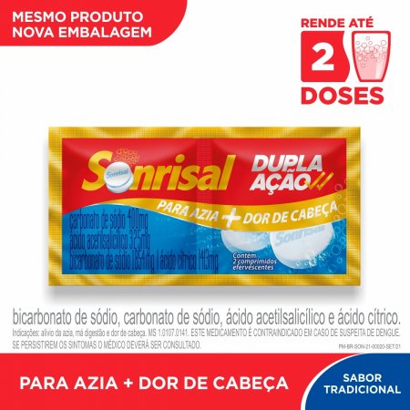 Sonrisal Tradicional com 2 Comprimidos