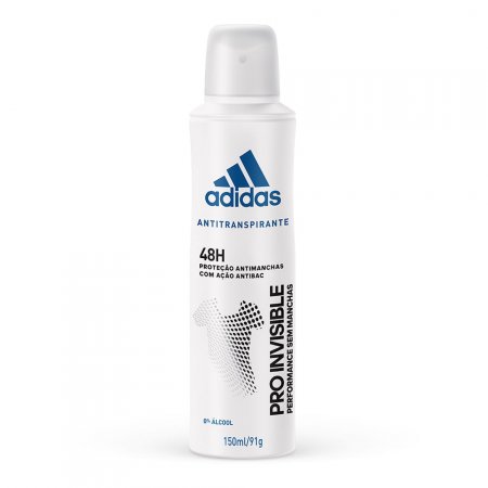 Desodorante Aerossol Antitranspirante Adidas Feminino Pro Invisible 150ml