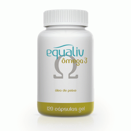 Ômega 3 1000mg Equaliv 120 cápsulas gel