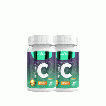 Vitamina C 100% Idr 2 Unidades C/60 Caps Natural - Linduras