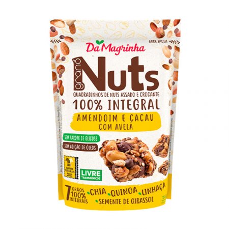 Mini Barra Nuts 100% Int  Da Magrinha Castanha do Pará 35g
