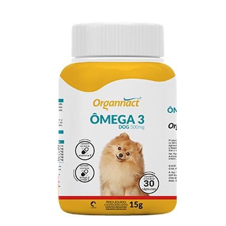 Suplemento Vitamínico Omega 3 Dog Organnact 500mg
