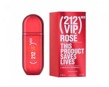 Perfume Carolina Herrera 212 Vip Rosé RED Eau de Parfum Feminino 80ML