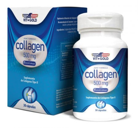 Colágeno Tipo 2 Joint Formula com BioCell Vitgold 30 cáps