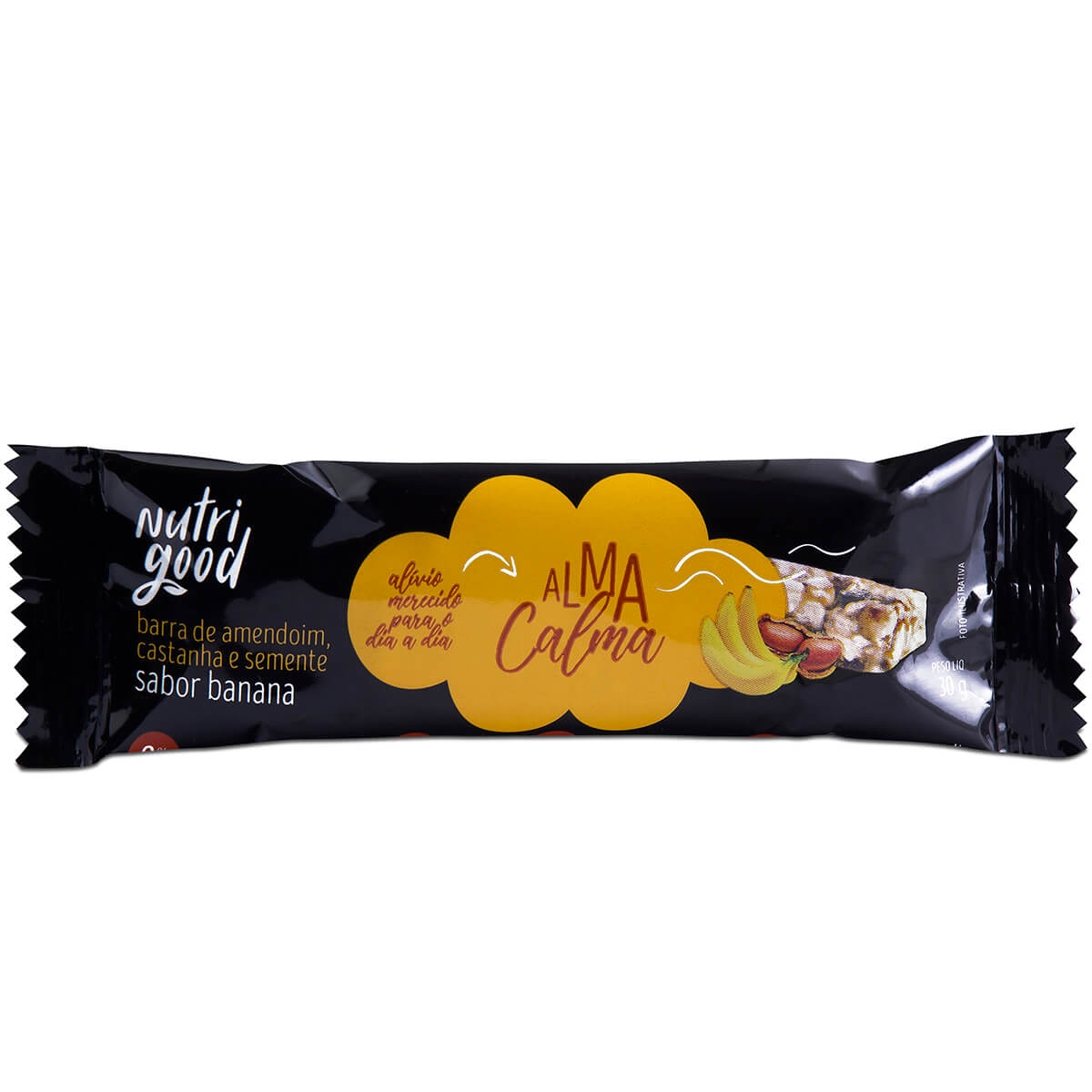 Barra de Cereal Nuts Nutrigood Sabor Banana
