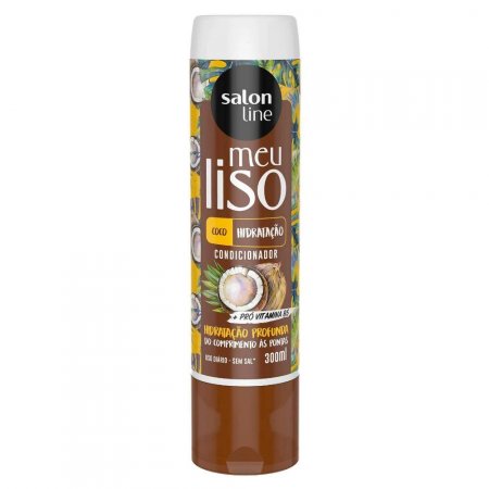 Condicionador Meu Liso Coco Hidratação Salon Line 300Ml