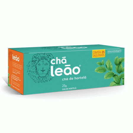 Chá Leão Hortelã 25g em saquinhos - 25 Unidades
