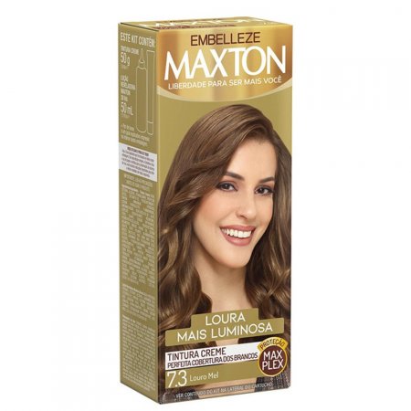 Tintura Maxton Loura + Luminosa 73 Louro Mel Embelleze