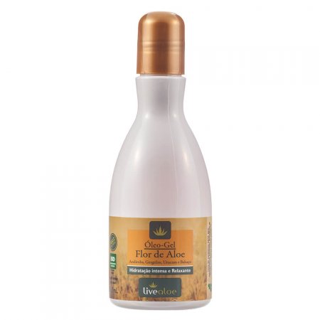 Óleo Gel Flor de Aloe Natural 210ml Livealoe