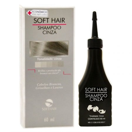 Shampoo Tonalizante Soft Hair Cinza 60ml