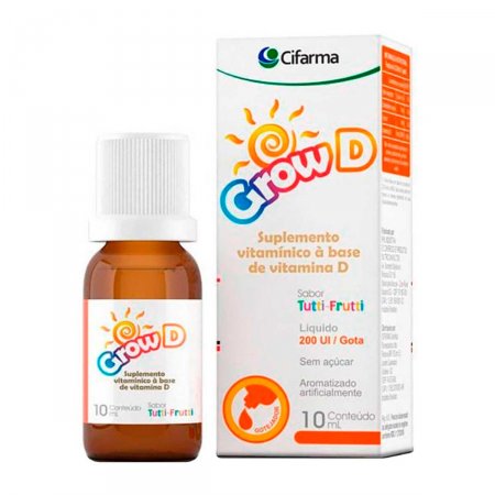 Grow D 200UI Gotas com 10ml