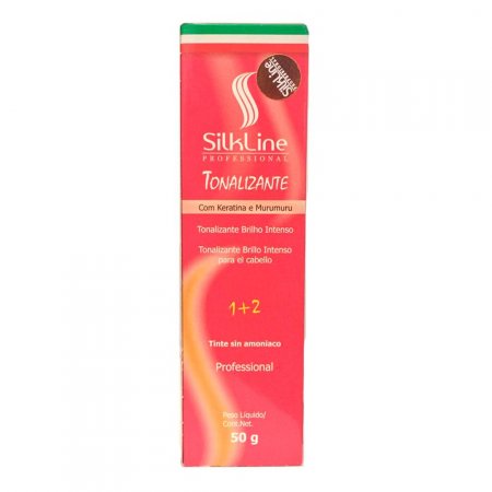 Tonalizante Brilho Intenso Preto Natural 1.0 SilkLine 50g