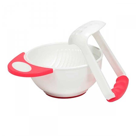 Kit Amassador para Papinha Buba Baby Rosa com 1 unidade