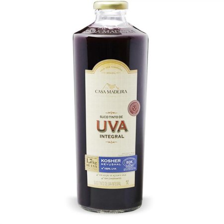 Suco de Uva Integral Kosher 1000ml Casa Madeira