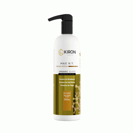Escova Progressiva Organic Gloss Protein System Max N.Y. Kiron Cosméticos 500ml