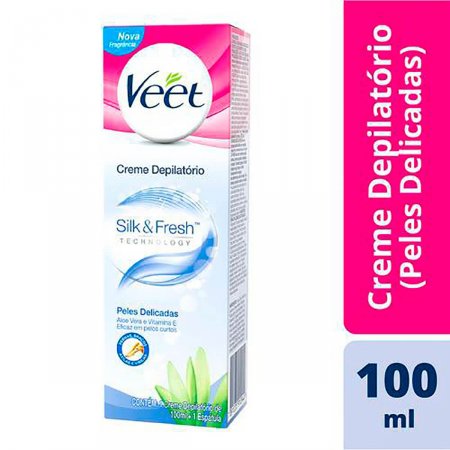 Creme Depilatório Corporal Veet Peles Delicadas com 100ml