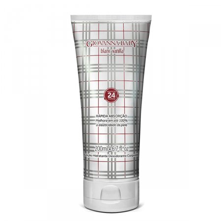 Loção Hidratante Giovanna Baby Blanc Vanilla Desodorante Corporal com 200ml