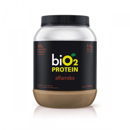 Proteína em Pó biO2 Vegana Alfarroba com 908g