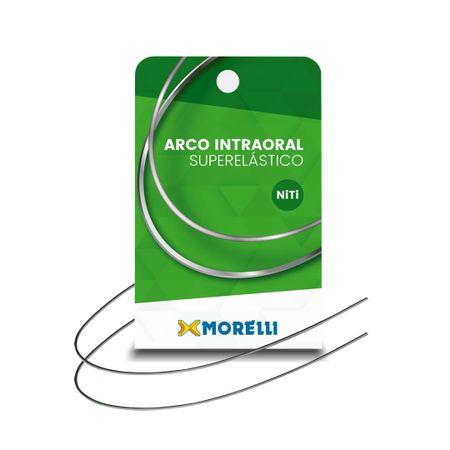 50.80.011 Arco Intraoral Superelástico Pequeno Niti Redondo 0,30mm (.012") - Morelli