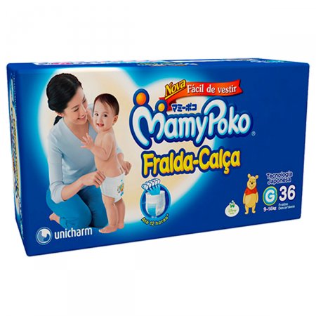 Fralda-Calça Mamypoko G com 36 unidades