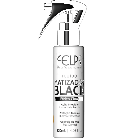 Felps Professional Color - Spray Matizador Black Efeito Cinza 120ml