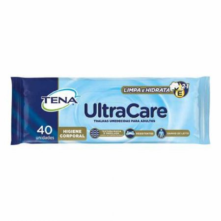 Toalhas Umedecidas Adultos Tena UltraCare 40 Uni