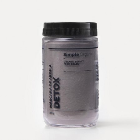 Mascara de Argila Detox Simple Organic 80g