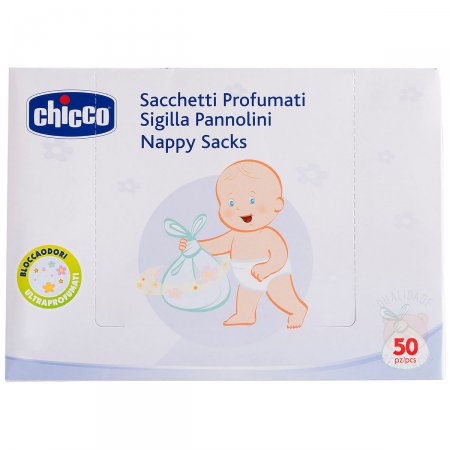 Saquinhos Perfumados para Fraldas 50 Unidades (0m+)- Chicco