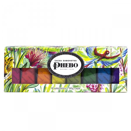 Kit Sabonete Phebo Amazônia com 8 Unidades
