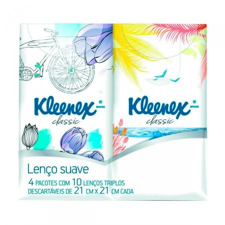 Kit Lenços de Papel de Bolso Kleenex