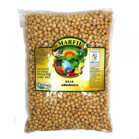 Soja em Grãos Orgânica Marfil 500g