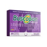 Buscopan Composto 10mg + 250mg com 20 comprimidos