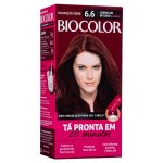 Mini Kit Biocolor Coloração Creme Vermelho Intenso Vibrante 6.6 com 1 unidade
