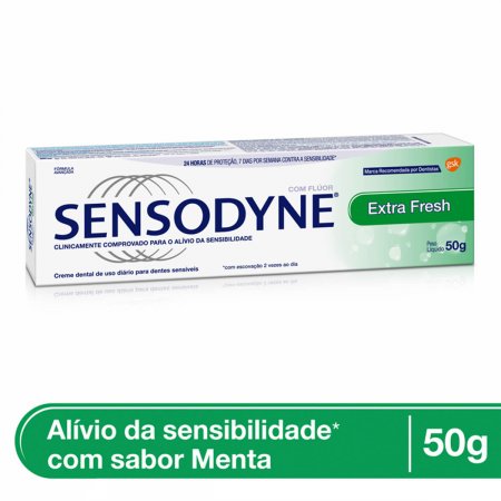 Pasta de Dente Sensodyne Extra Fresh com 50g
