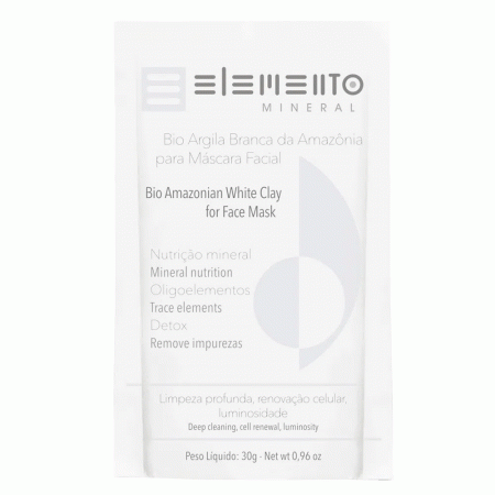 Elemento Mineral Bio Argila Cinza 30g