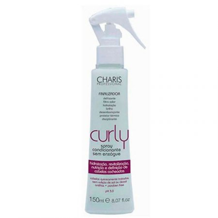 Charis finalizador Curly Spray Condicionante Sem Enxague 150ml