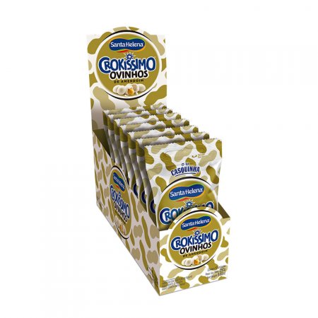 OVINHOS DE AMENDOIM DISPLAY 250G COM 10 PACOTES DE 25g CADA