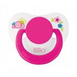 Chupeta Lillo Divertida Ortodôntica 6m+ Tam 2 Rosa