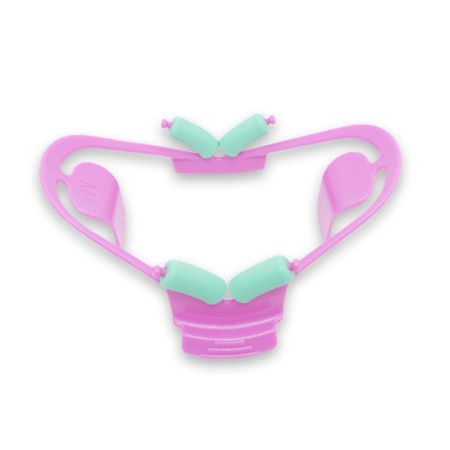 Afastador de Boca com Silicone Roxo Médio Butterfly - Coraldent