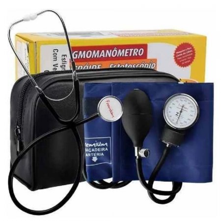Aparelho de Pressão Arterial Aneróide Premium com Estetoscópio