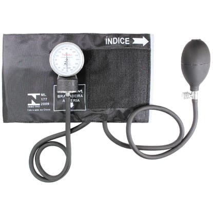 Aparelho de Pressão Aneróide Premium Preto